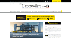 Desktop Screenshot of leconomiste.com
