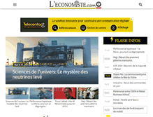 Tablet Screenshot of leconomiste.com